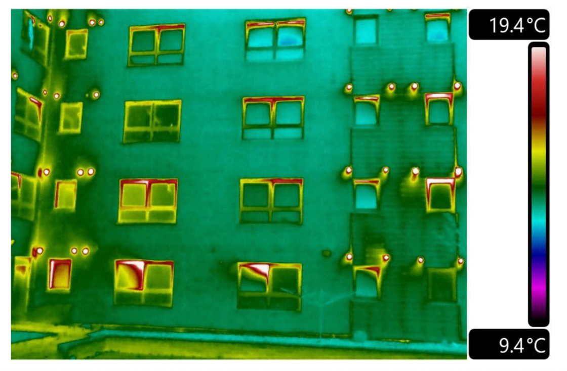 Southfield Court Stroma report thermographic image example one