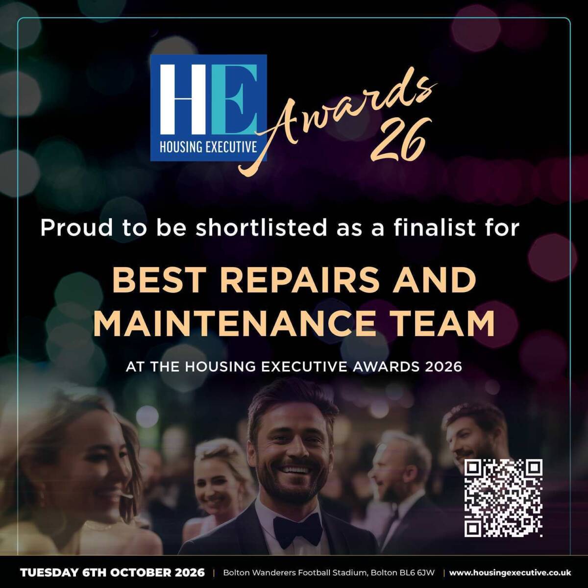 Finalist Best Repairs Maintenance Team Housing Executive Awards 26 Graphic