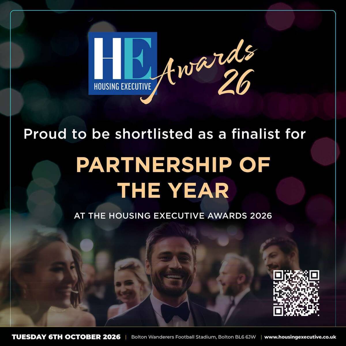 Finalist Partnership of the Year Housing Executive Awards 26 Graphic