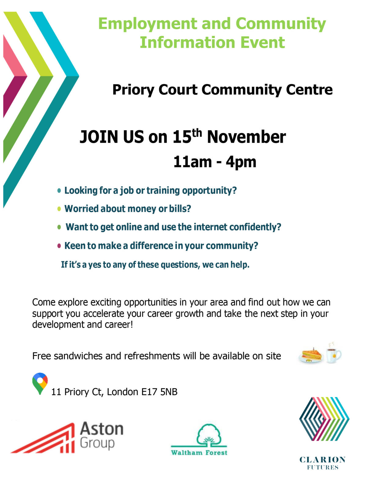 Clarion event leaflet
