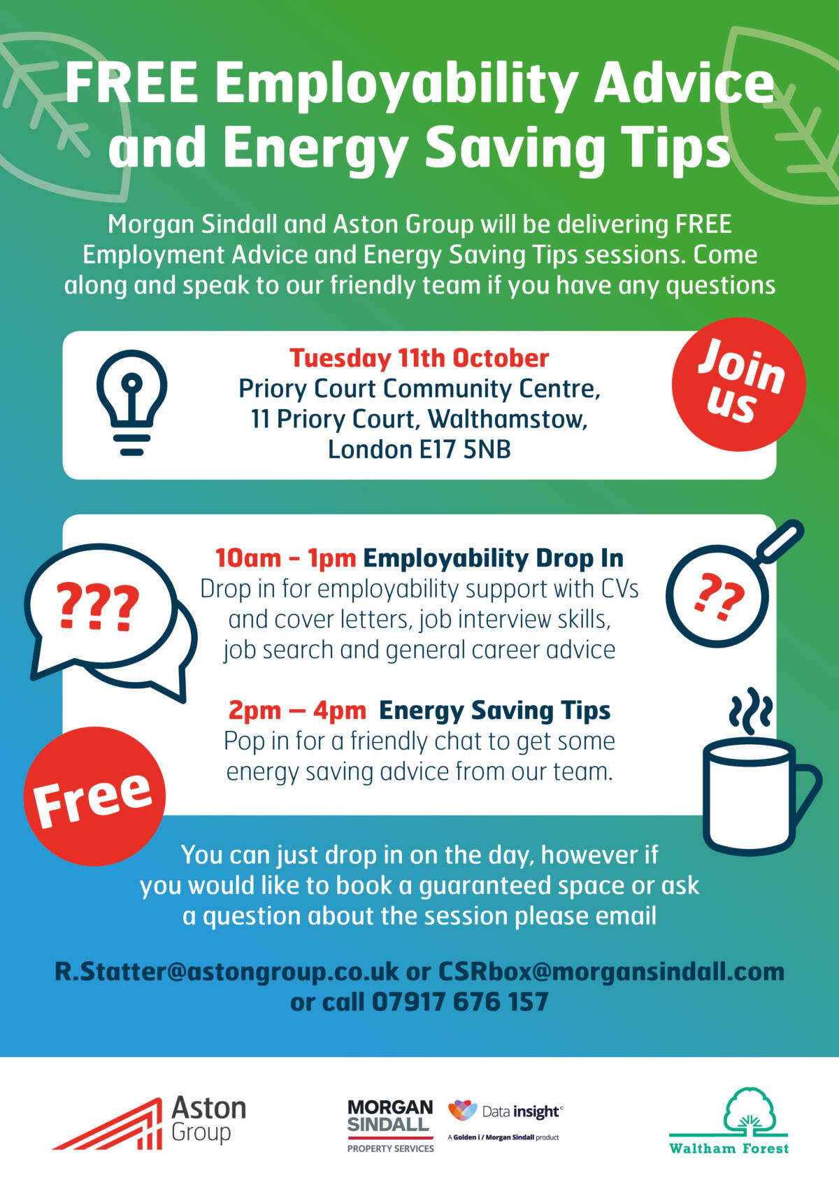 Energy Cafe poster Oct 2022