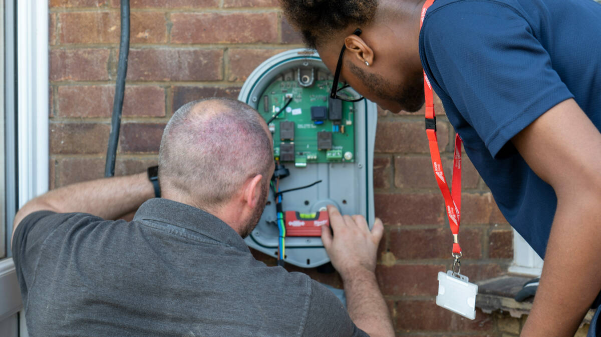 EV charger install