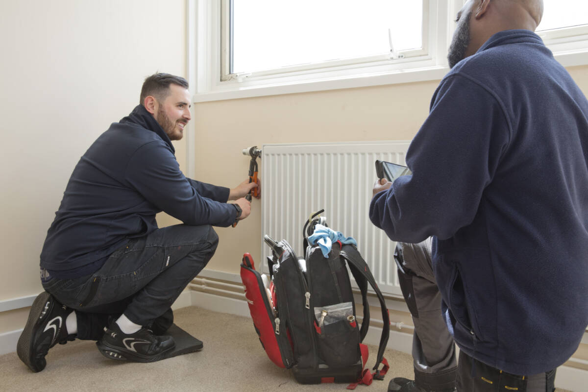 Aston Group gas repairs and maintenance team at work for LBWF (full size)
