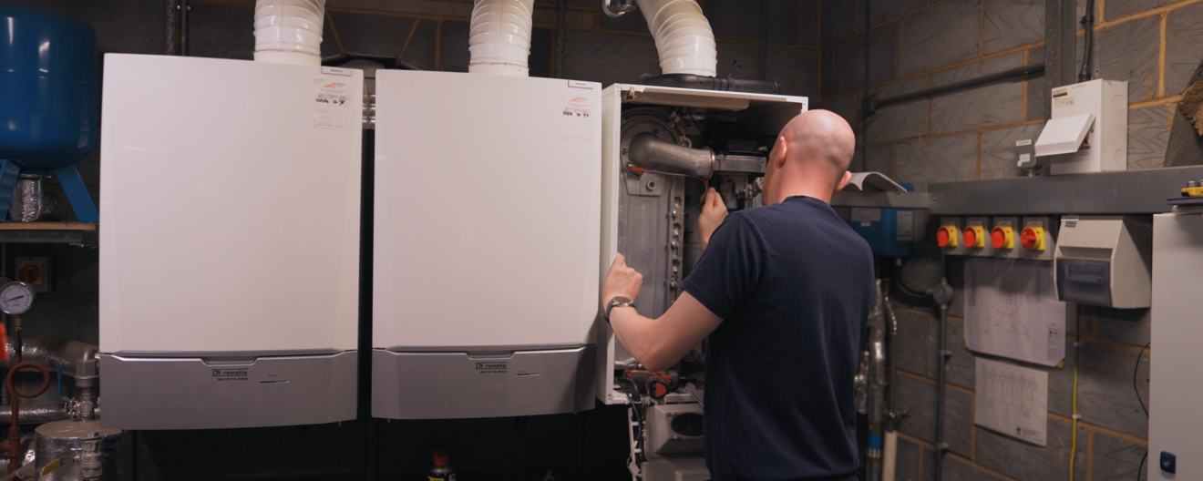 Photo of a boiler servicing 01