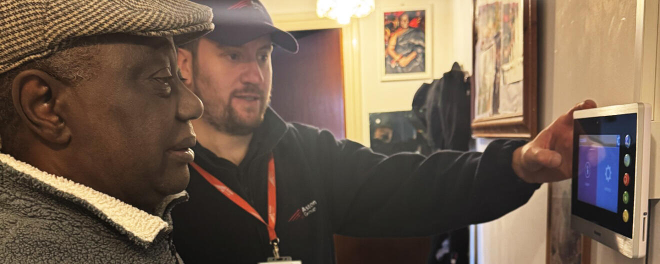 Dean with resident v2