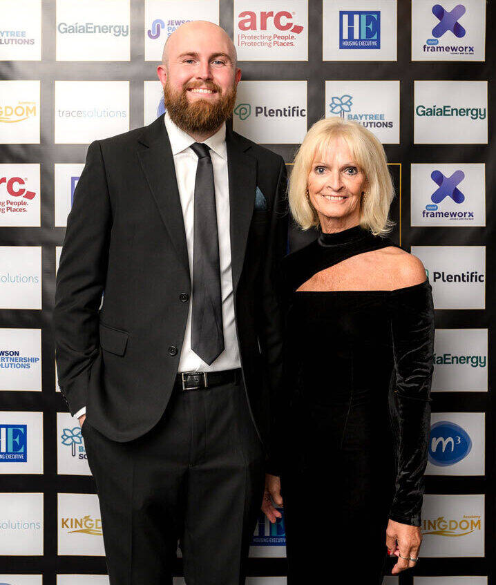 Jackie and Ian representing Aston Group